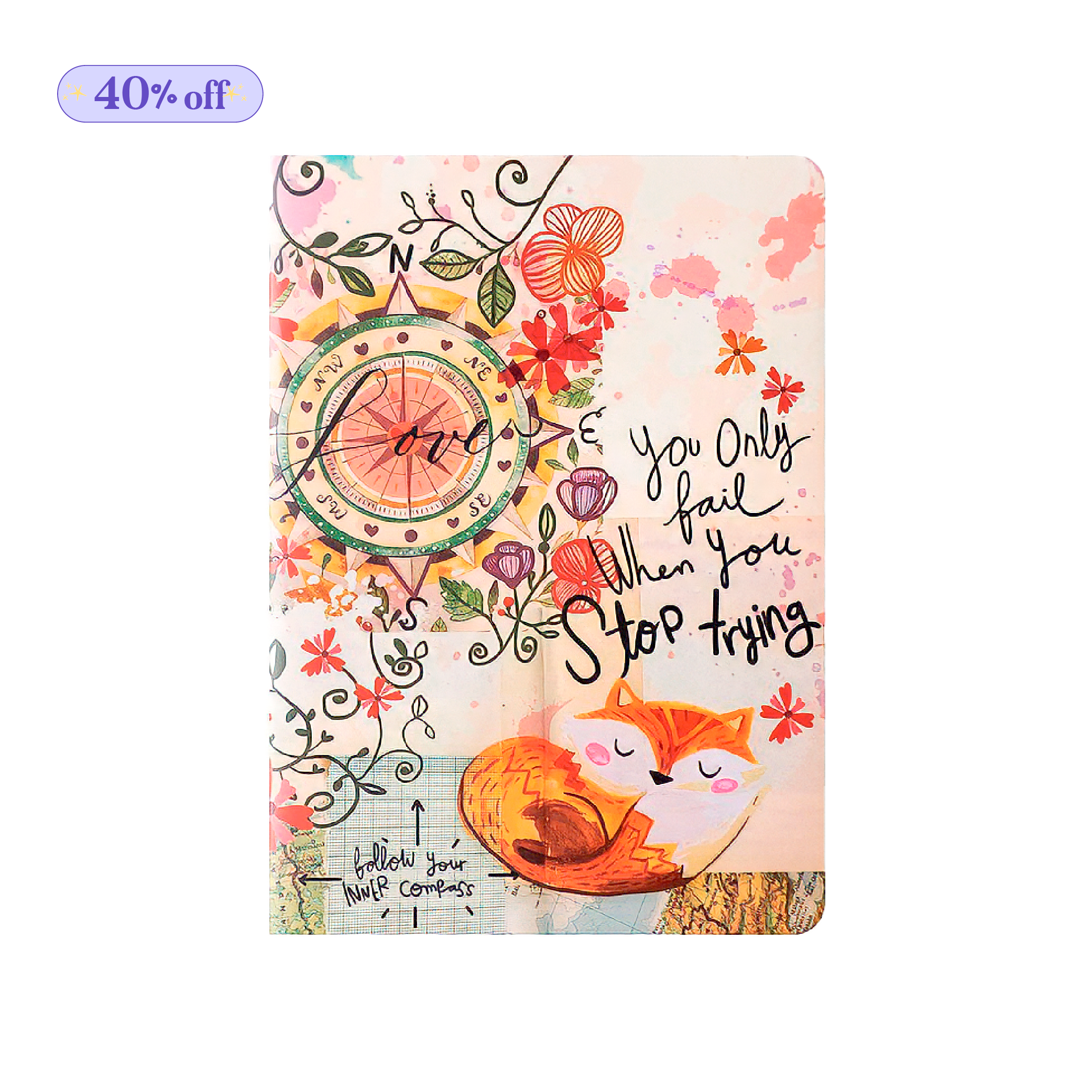 Cuaderno Cosido Cuadriculado -  Wolf