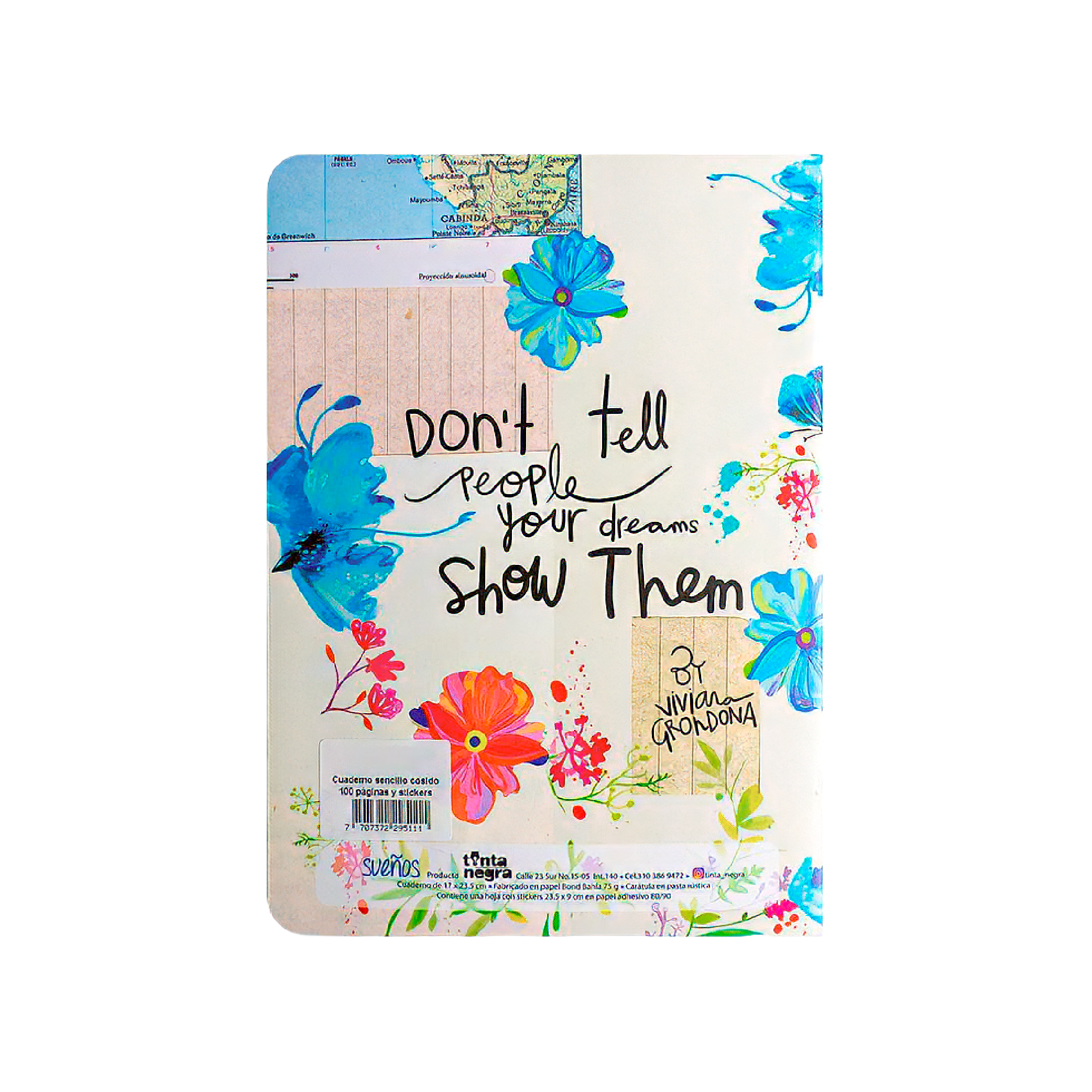 Cuaderno Cosido Cuadriculado - Sueños