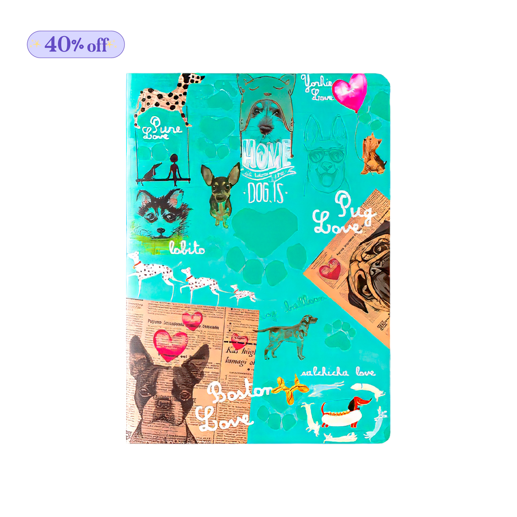 Cuaderno Cosido Rayado - Perrunos