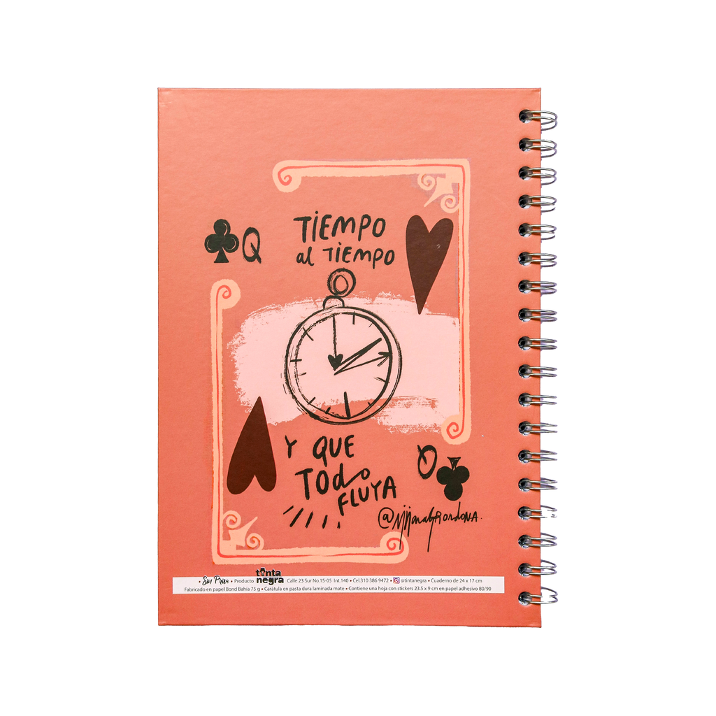 Cuaderno Sencillo Mediano Rayado - Sin Prisa