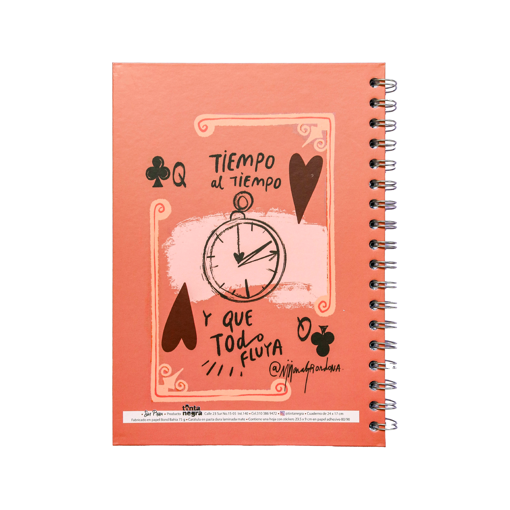 Cuaderno Sencillo Mediano Rayado - Sin Prisa
