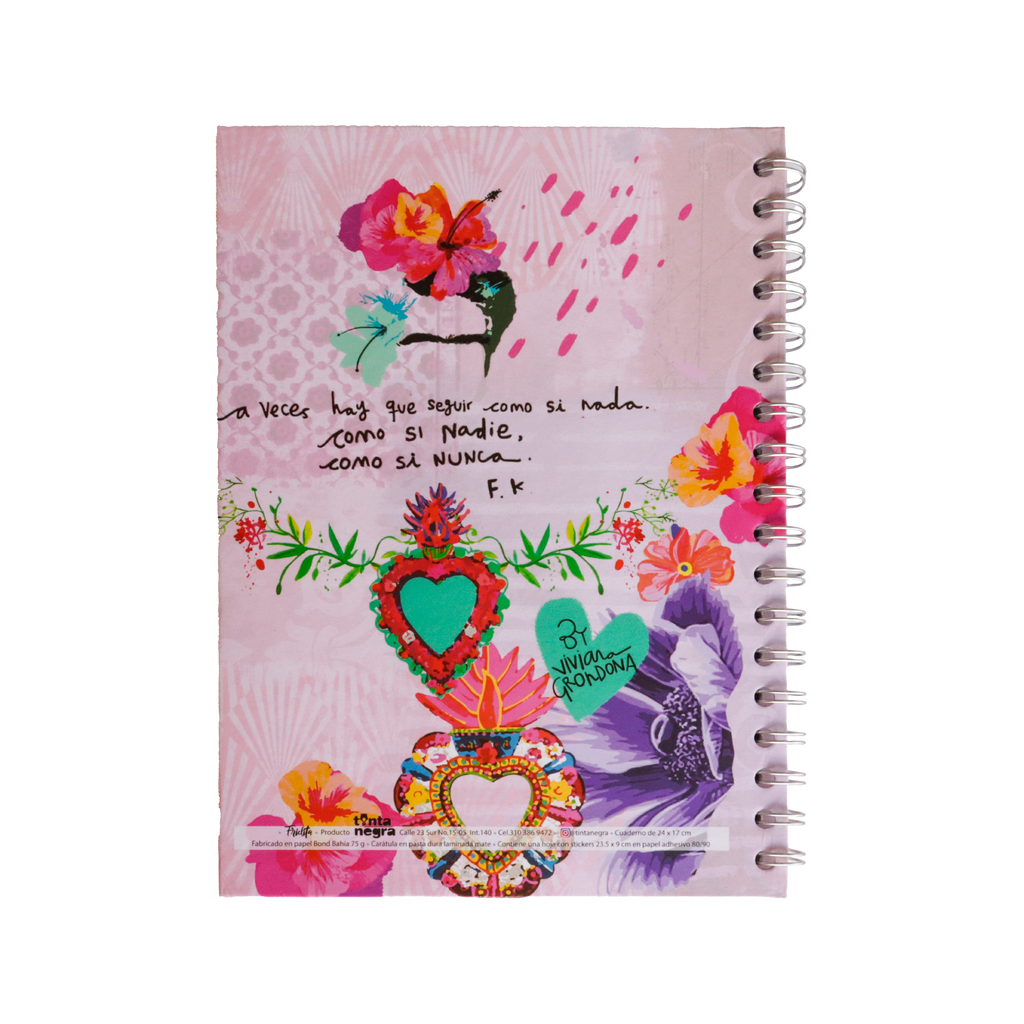Cuaderno 5 Materias Mediano - Fridita