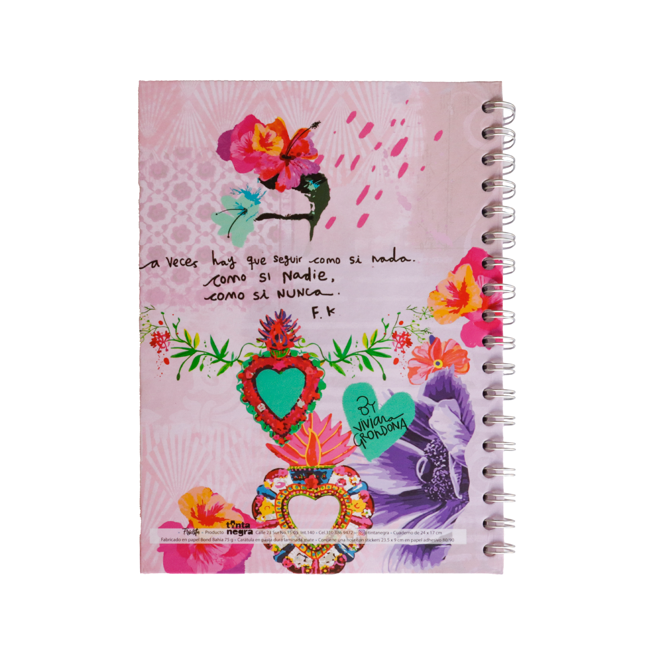Cuaderno 5 Materias Mediano - Fridita