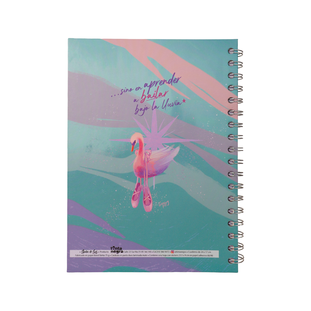 Cuaderno 5 Materias Mediano - Lluvia de Luz