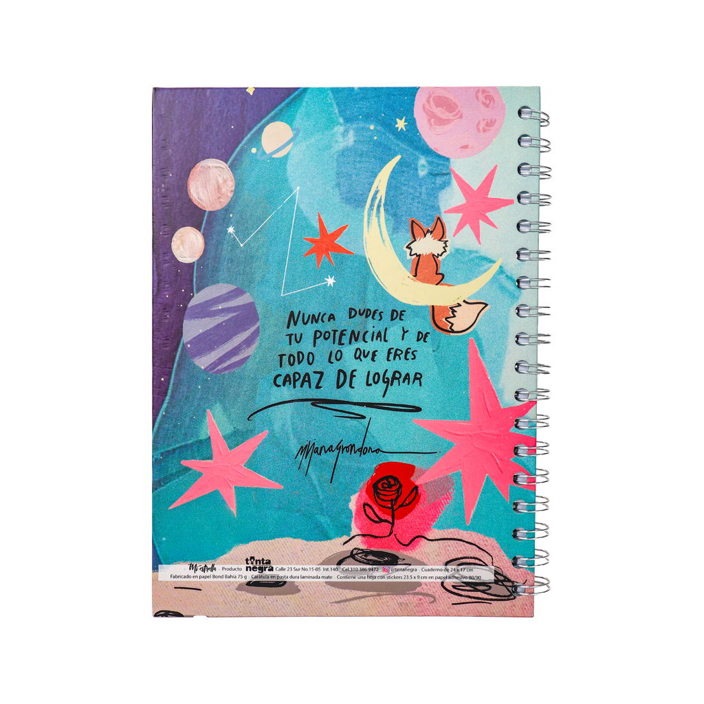 Cuaderno Sencillo Mediano Rayado - Mi Estrella