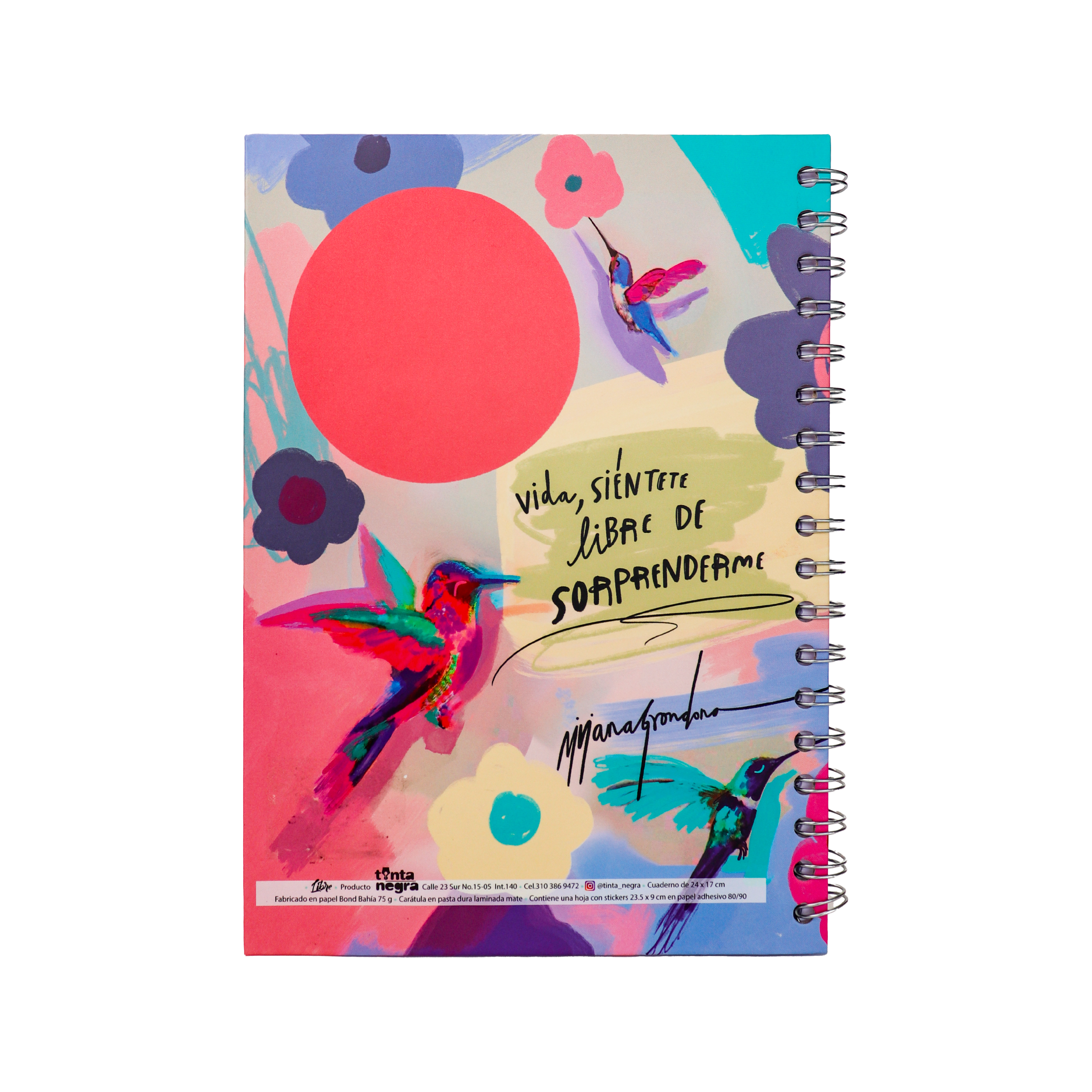 Cuaderno Sencillo Mediano Rayado - Libre