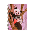 Cuaderno 5 Materias Mediano - Panda Rosa