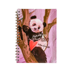 Cuaderno 5 Materias Mediano - Panda Rosa