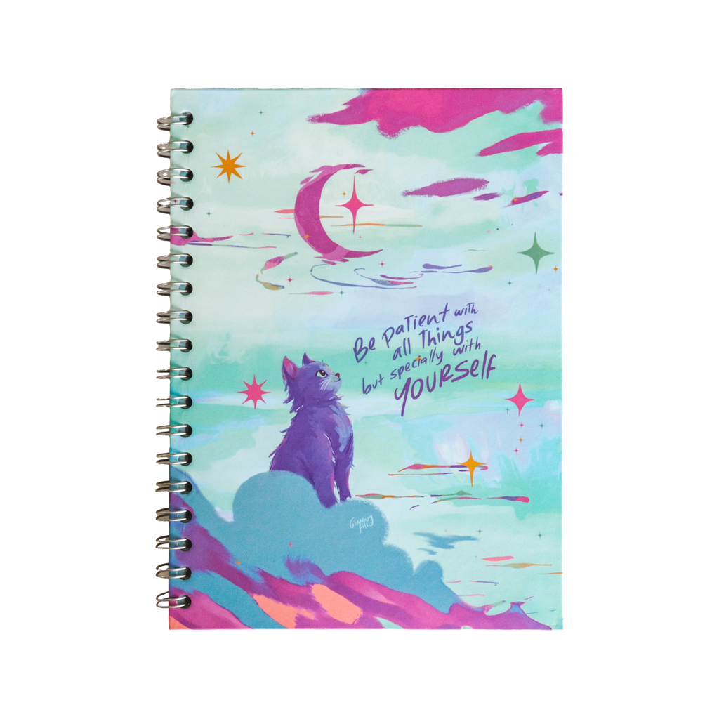 Cuaderno Sencillo Mediano Rayado - Minino