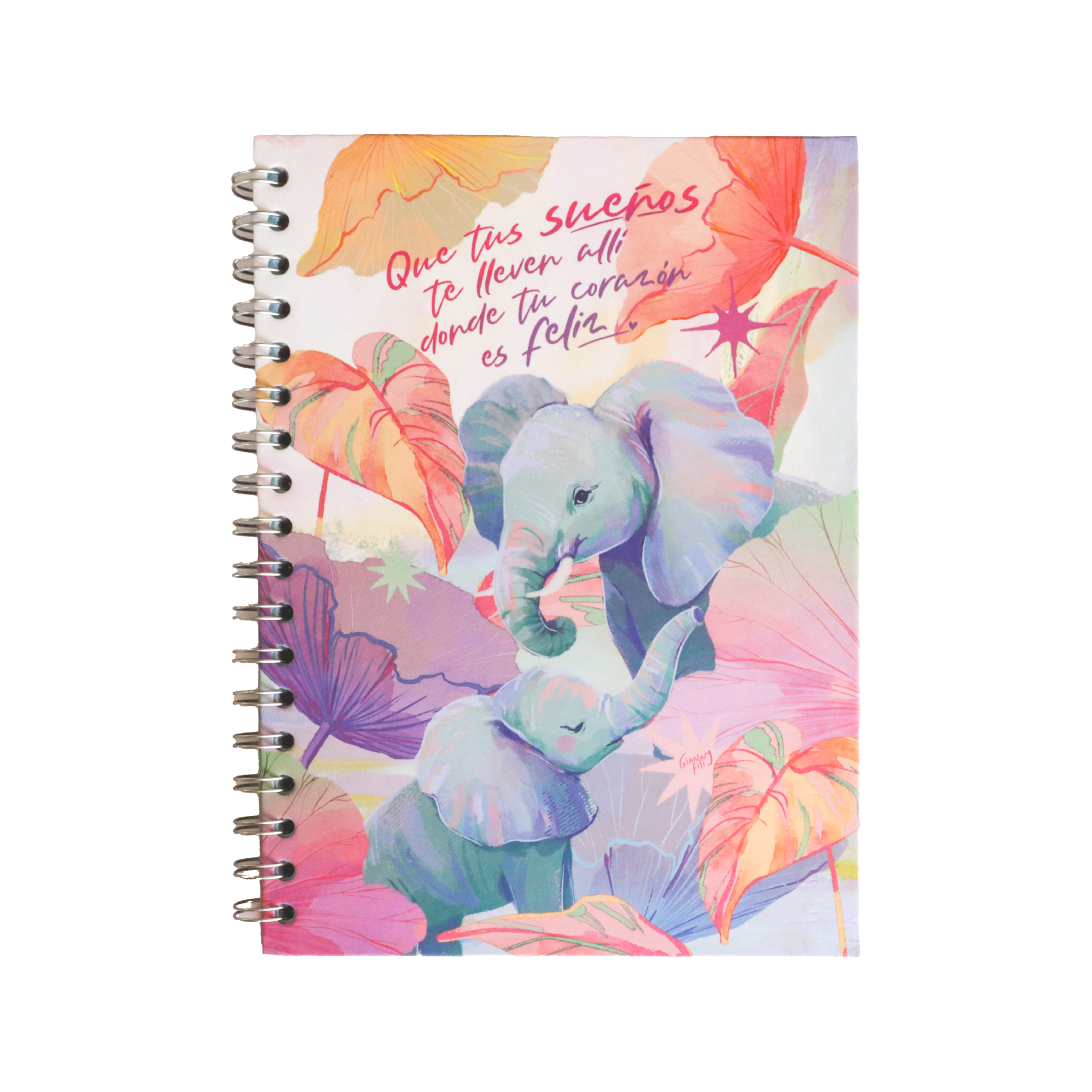 Cuaderno Sencillo Mediano Rayado - Sueños Felices