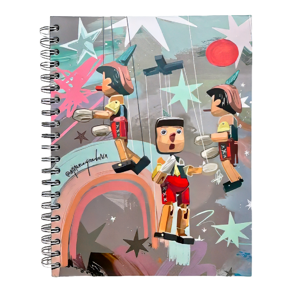 Cuaderno 5 Materias Grande - Pinocho