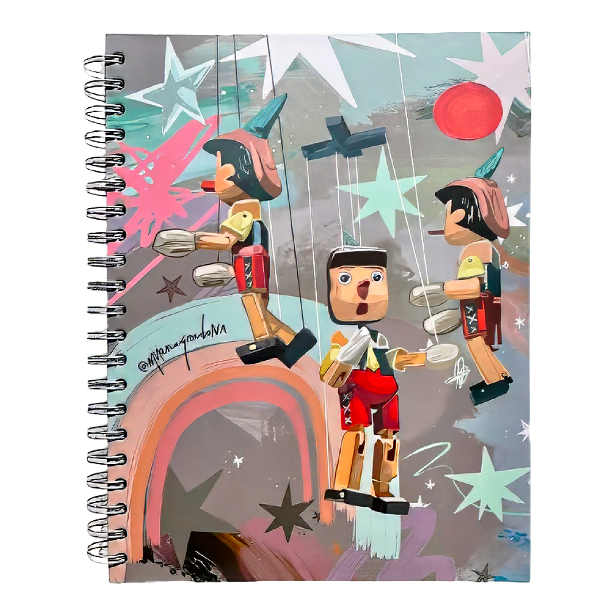 Cuaderno 5 Materias Grande - Pinocho