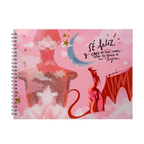 Bitácora Carta Bond 115 - Dragona Rosa