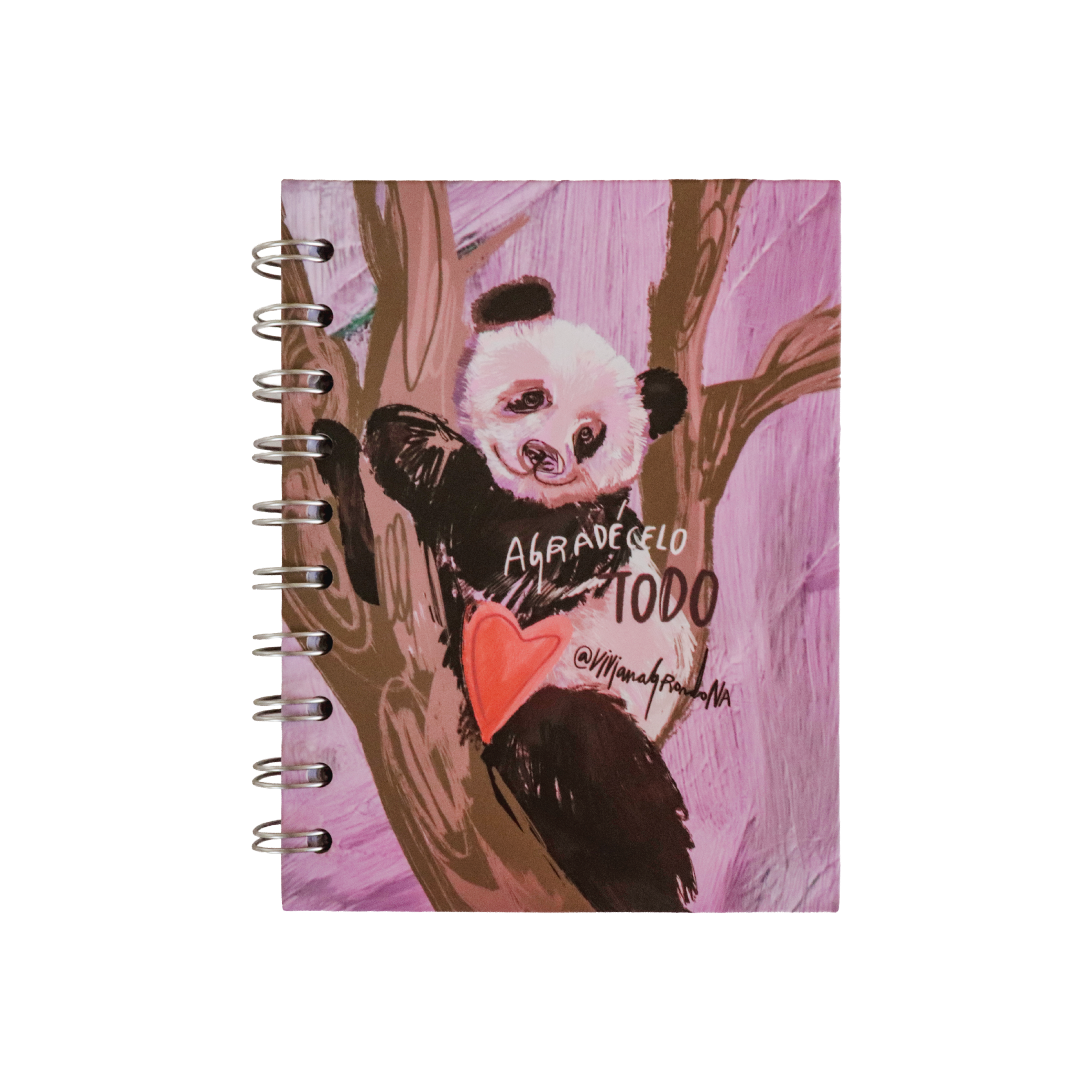 Libreta - Panda Rosa