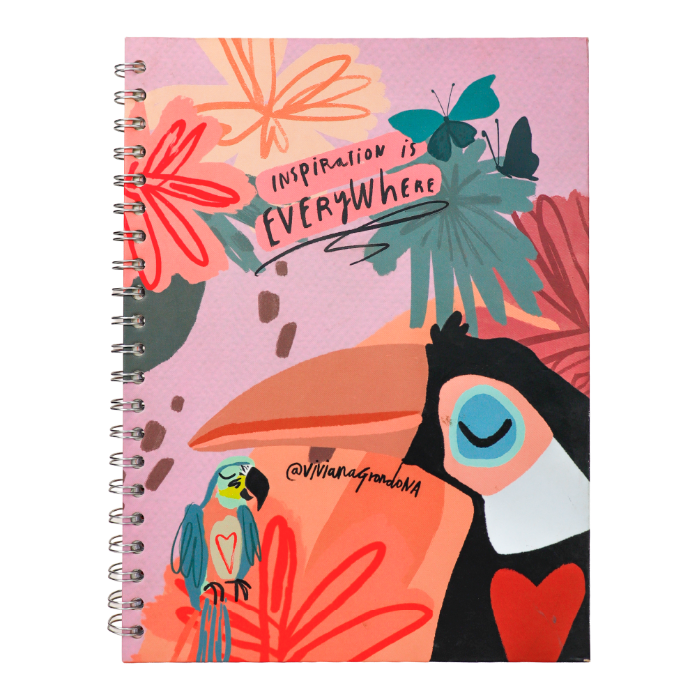 Cuaderno Sencillo Grande Rayado 80-1 - Life Is