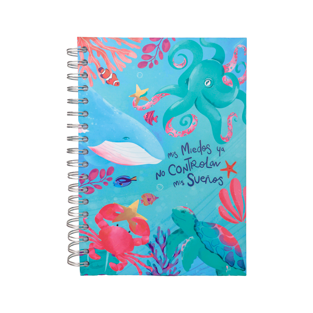 Cuaderno Sencillo Mediano Cuadriculado 80-2 - Mis Miedos