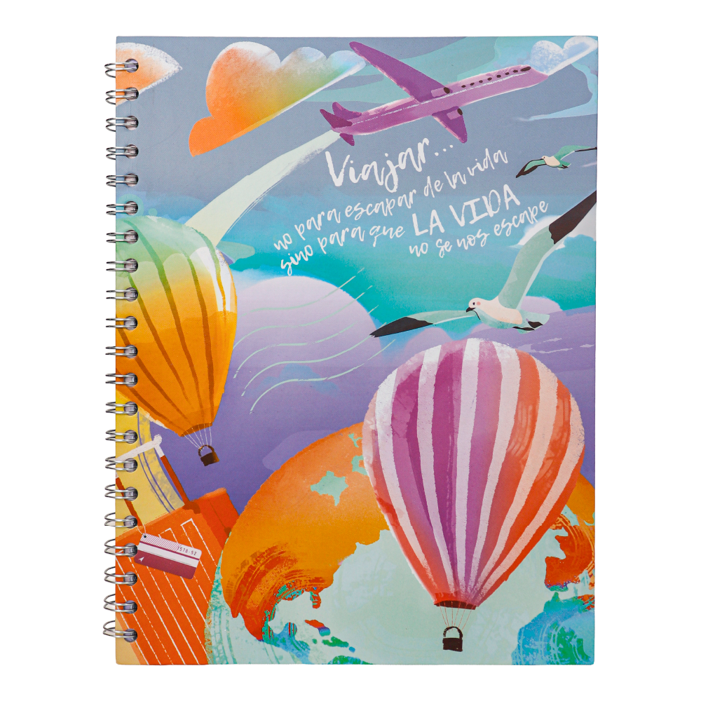 Cuaderno 5 Materias Grande 160 - Wanderlust